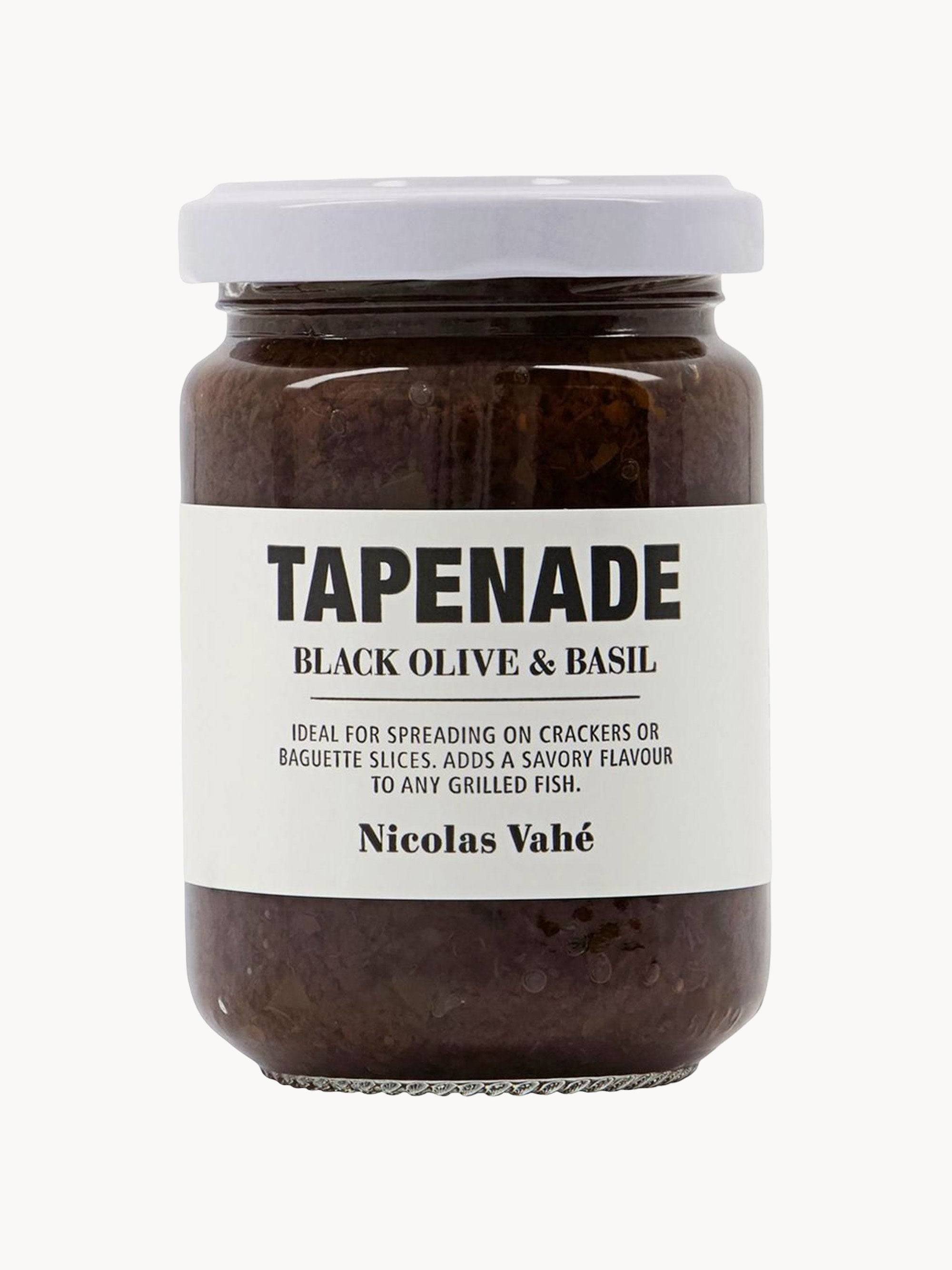 Tapenade: Svart Oliv & Basilika, 2st