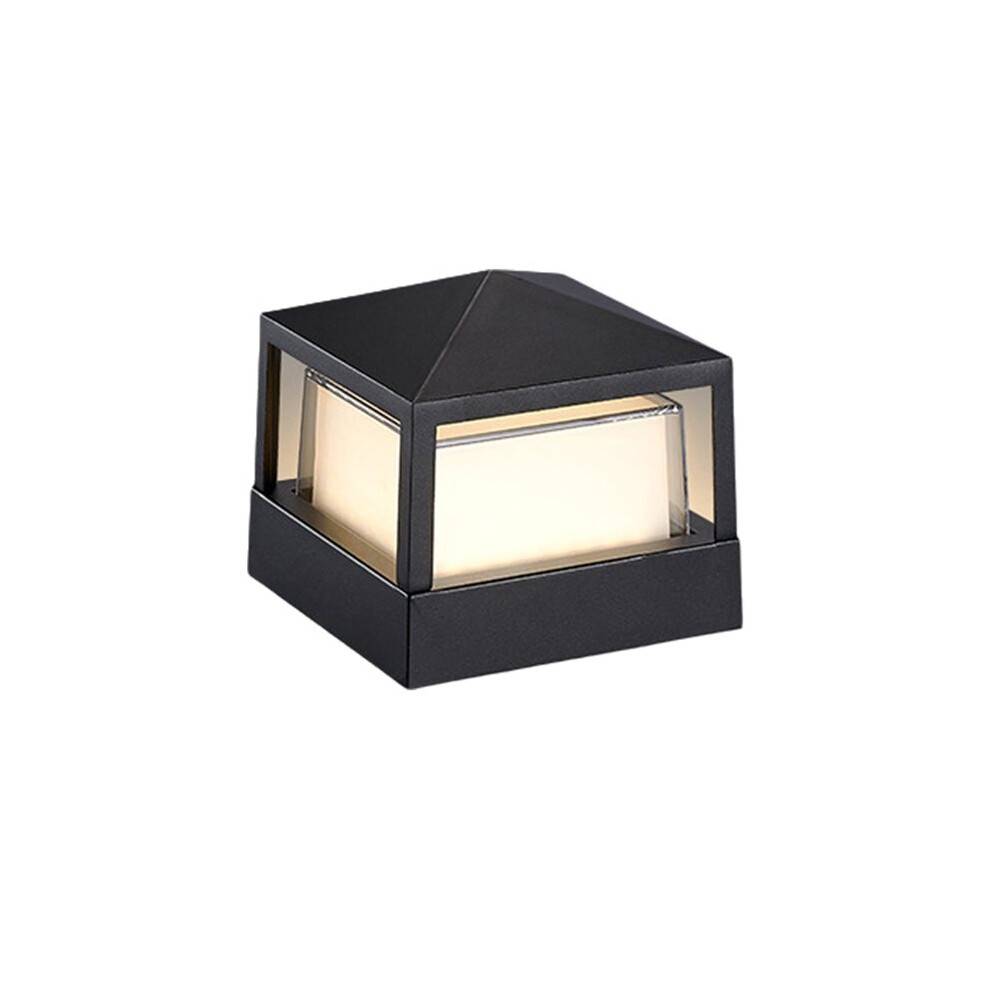 12W Vattentät Utomhus LED Innergård Veranda Gräsmatta Lampa Uteplats Staket Grindel Kolumnlampa Landskaps Pelarlampa