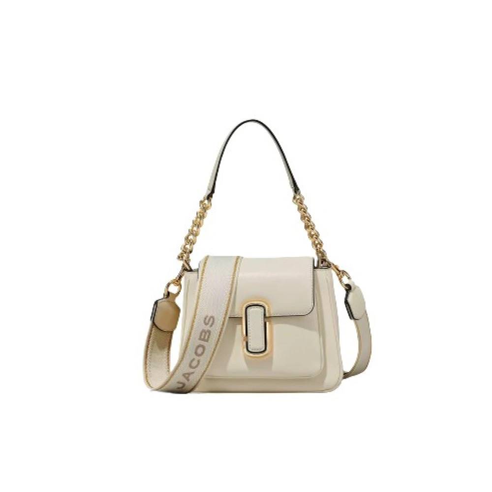 Marc Jacobs J Marc Chain Mini Satchel - Tasker - Dame - Grå - ONE SIZE - Læder