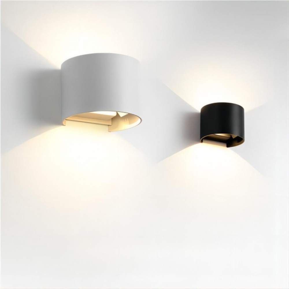 Lumière Royale - Stilig modern LED kub vägglampa - Vit