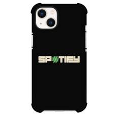 Spotify Phone Case For iPhone Samsung Galaxy Pixel OnePlus Vivo Xiaomi Asus Sony Motorola Nokia - Spotify Lettering Series XLVIII Logo On Black Background