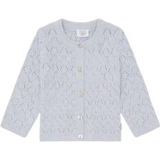 Hust & Claire Strik Hccilja Pointelle Stl. 110 unisex - Stickat Från Magasin - Winter Sky (110)