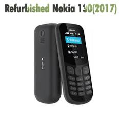 Renoverad Nokia Original Nokia 130 (2017) GSM 900 / 1800 Dual SIM olåst mobiltelefon Simple Set svart