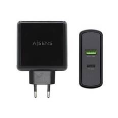 USB-laddare och vägg Aisens ASCH-2PD30QC-BK Svart 48 W USB-C (1 antal)