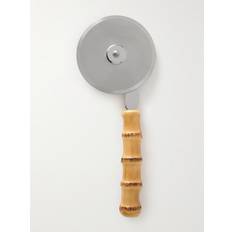Lorenzi Milano - Stainless Steel and Bamboo Pizza Slicer - Men - Silver