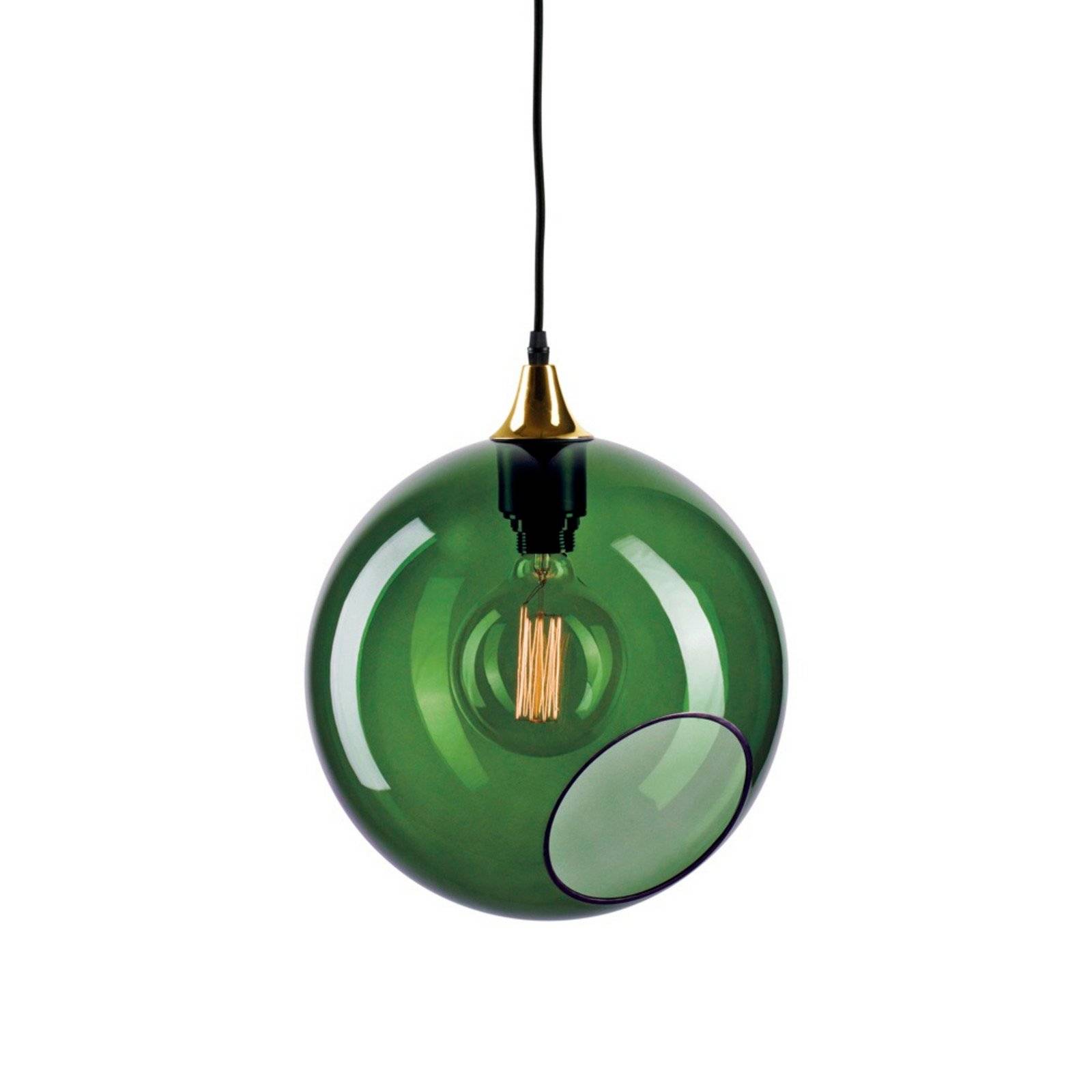 Taklampa DESIGN BY US, Grön, Vardagsrum, Glas