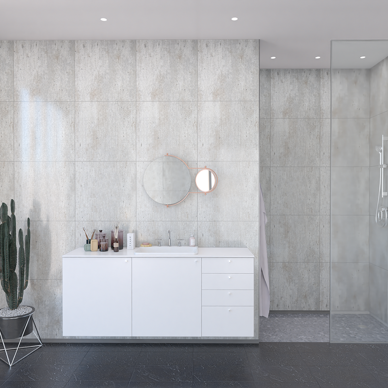 Våtrumsskiva Marcato Kvadrat 60x60 cm Fibo