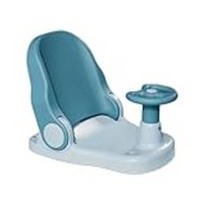 Pokronc Baby Shower Seat - Toddler Shower Seat With Adjustable Backrest | Portable Bath Seat, Suction Cup Bath Stool For Sit-Stand Bath Bathroom