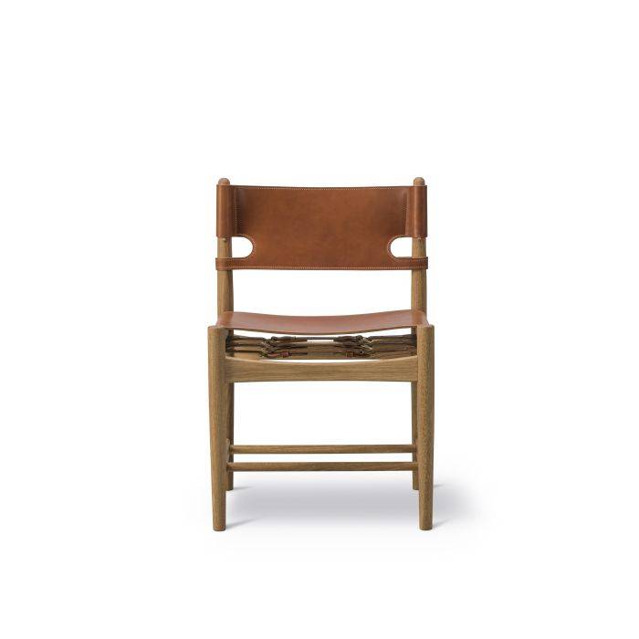 FREDERICIA FURNITURE - DEN SPANSKE SPISEBORDSSTOL - U. ARMLÆN 3237