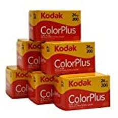 Kodak Color Plus – 35 mm film, 6 rullar, 24 exponering/rulle, ISO 200