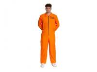 Orange fangedragt kostume