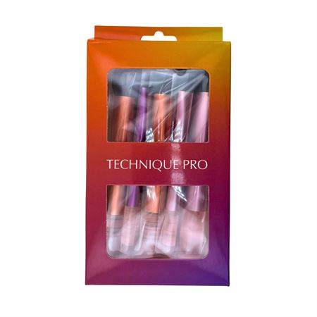Technique PRO Glam – Sminkborstset 7 delar (veganskt & resevänligt)