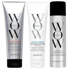 Color Wow Trio: Color Security Shampoo 250ml, Conditioner for Fine to Normal Hair 250ml and Style on Steroids 262ml