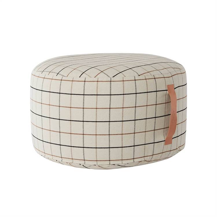 OYOY Grid Puf 102 Offwhite Large
