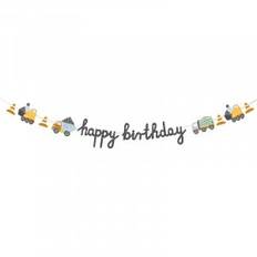 Banner - Happy Birthday - Truck Party