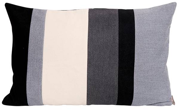 Kudde Payton Stripes Svart 40X60