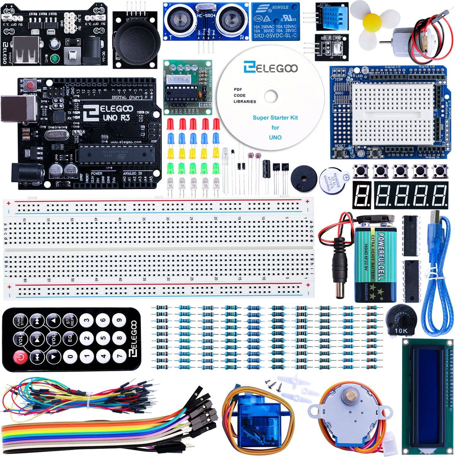 Elegoo UNO R3 Super Starter Kit - 1 Set
