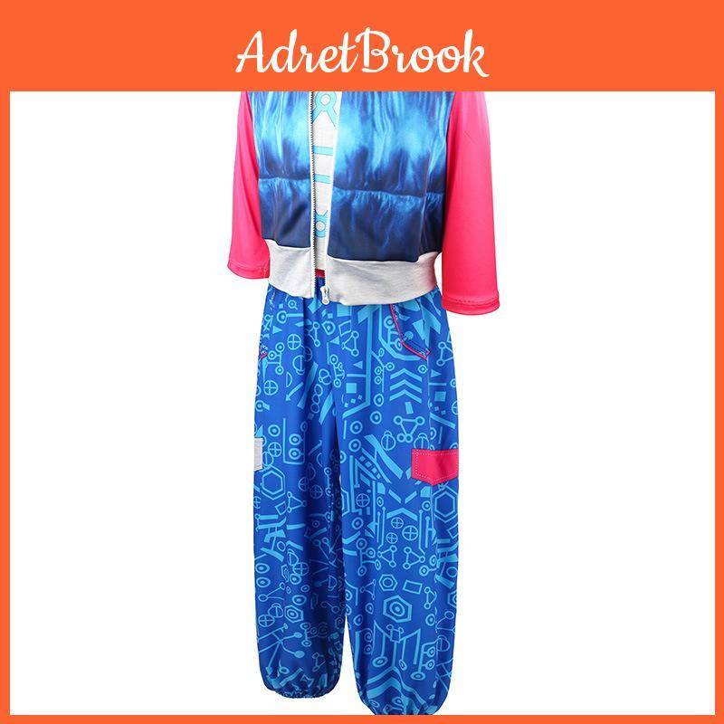Zombie High School Addison Kostym Tre-delat Set För Barn Med Slitstarkt Material För Semesterevenemang 160cm blue
