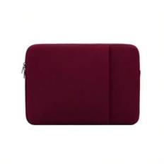 1 Simple Laptop Inner Bag With Soft Lining Made Of Soft Fabric That Is Not Easy To Fade, Soft And Comfortable. The Bag Compartment Design Can Hold Lap - Burgundy - 15-16 inch,11 inch,14 inch,13 inch