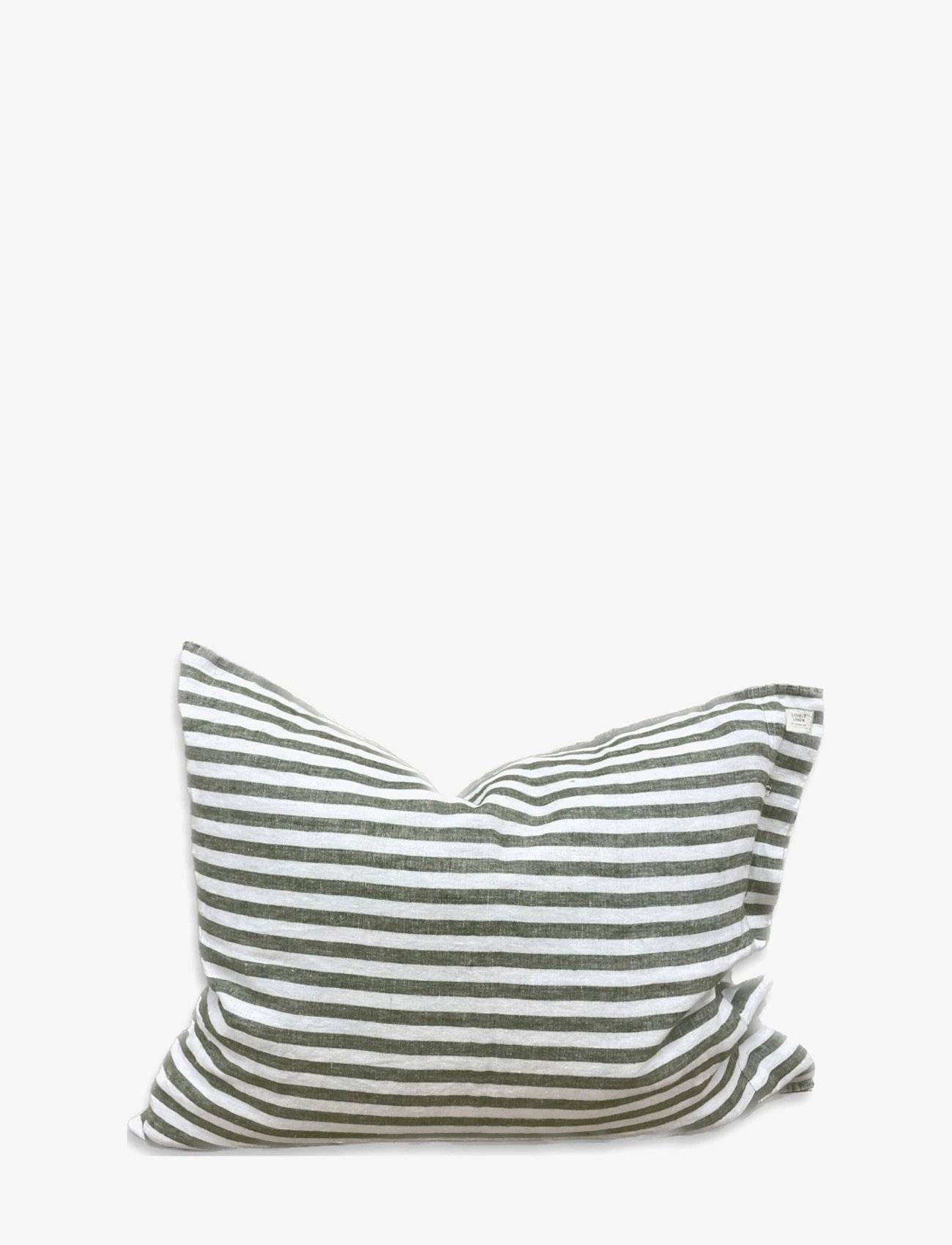 LOVELY LINEN Misty Pudebetræk | Green | 50X70 cm