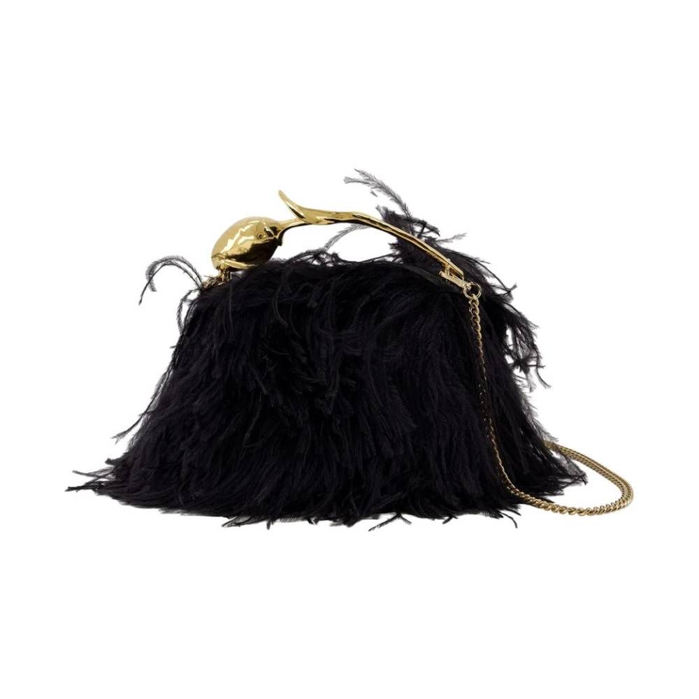 Erdem Mini Bloom Taske - Tasker - Dame - Sort - ONE SIZE - Læder