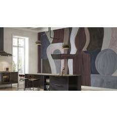 Geometric Modern Abstract - Brown