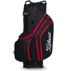 Titleist Lightweight 14 Cart Bag Black/Black/Red TB20CT6 006