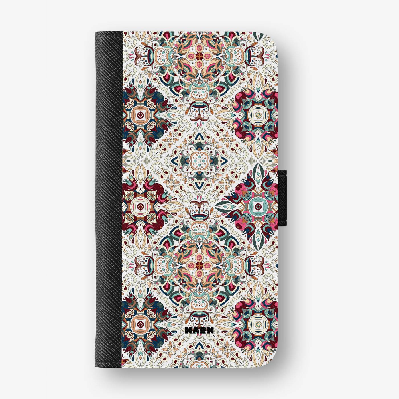 iPhone 18 Pro Max Plånboksfodral med kortfack - Luxury Tile - Flerfärgad | NARN