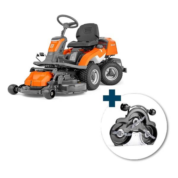 Husqvarna R 216Ts AWD med Combi 103 Klippebord inkl. fri levering, montering og klargøring.