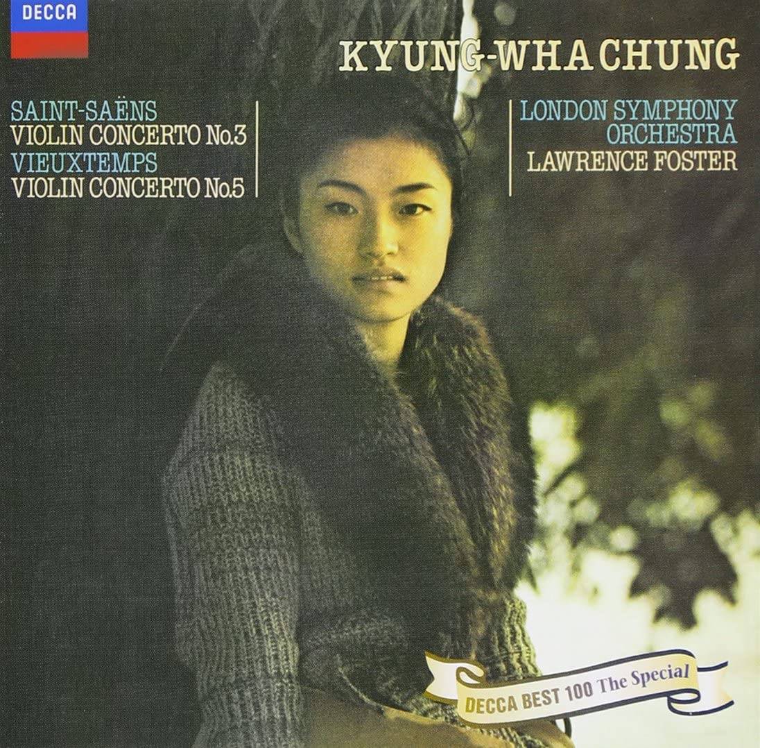 CD JUNG KYUNG-WHA, SAINT-SAENS, VIEUXT - Saint-Saens: Violinkonsert nr. 3 Japan Obi Klassisk