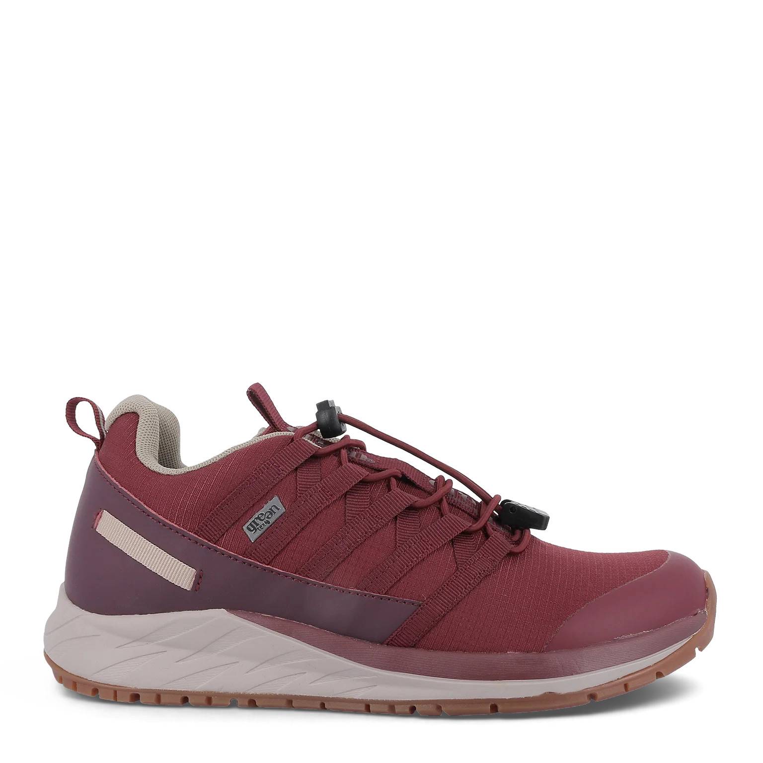 GREEN COMFORT® Path sneaker m/elastiksnøre vinrød Str. 42.