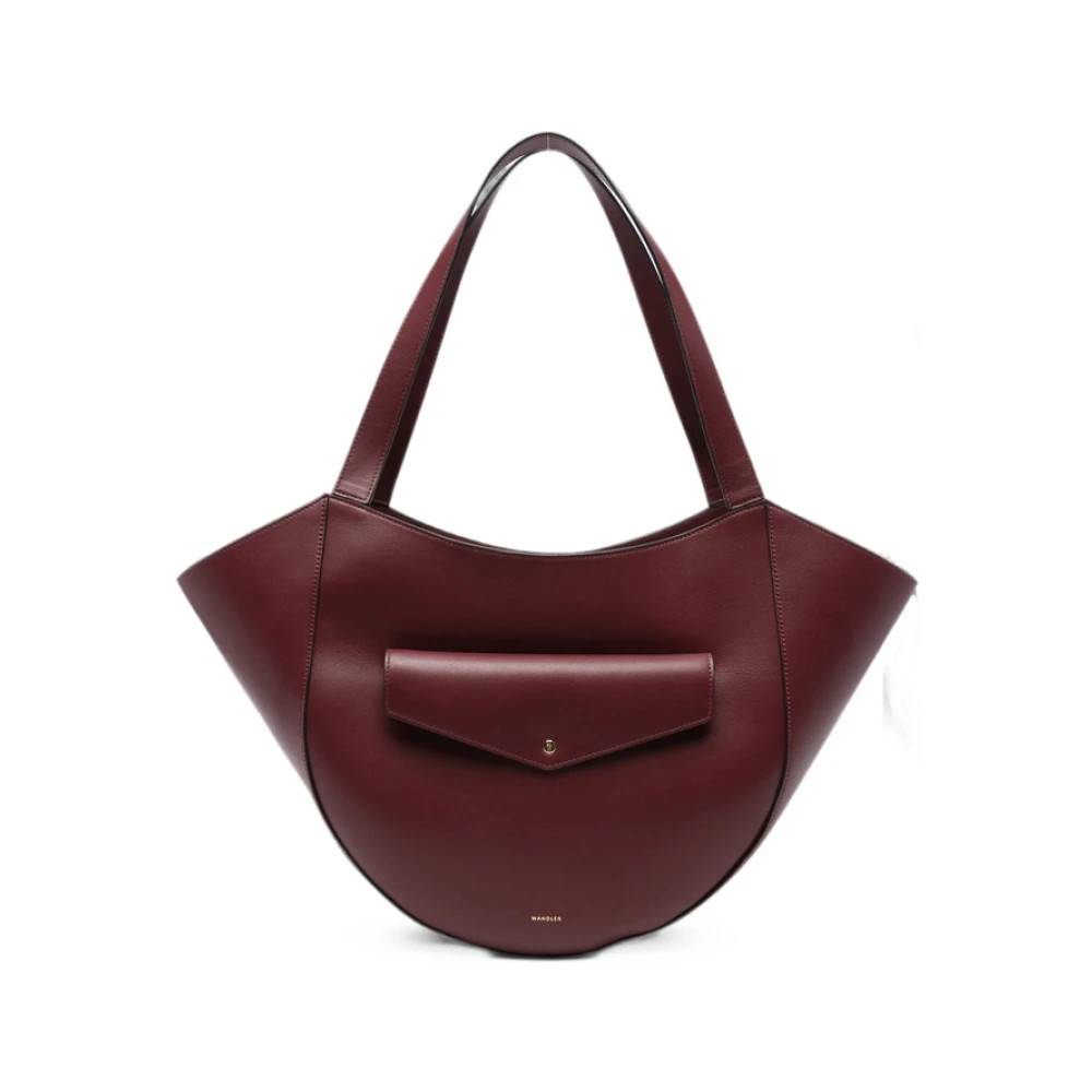 Wandler Hortensia Slouch Tote - Tasker - Dame - Rød - ONE SIZE - Uld