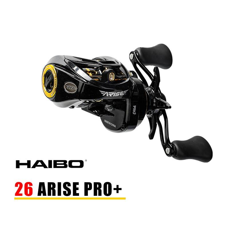 Haibo 26 NEW ARISE PRO+ Baitcasting Fishing Reel 6.3:1 7.2:1 8.3:1 Freshwater Sea Carretilha De Pesca Long Casting Snakehead