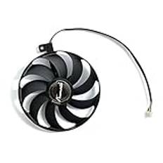 Datorkomponenter T129215SU DC 12V 0.5A 4 PIN RTX 2080 GPU Cooler Compatible with RTX 2060 Super 2070 2080 2080 Super Dual EVO Premium Graphics Cooling F(G)