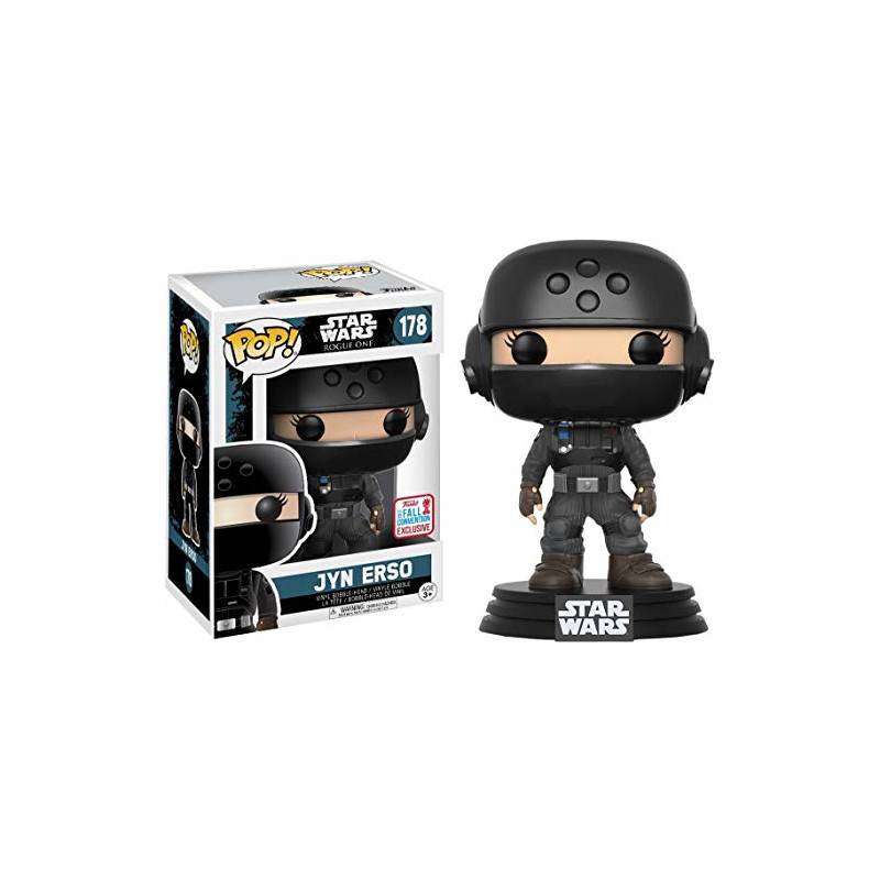 Funko 20119 Jyn Disguise with Helmet POP Vinyl Star Wars, 10 cm