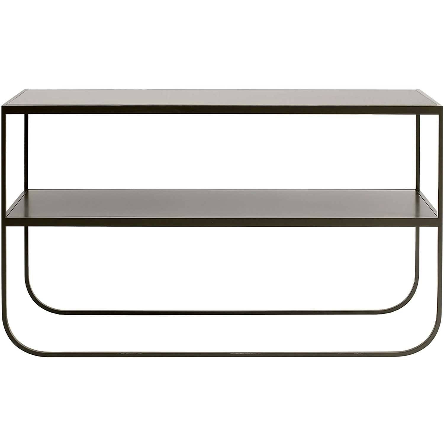 Asplund Tati Console 120 Sidobord Char Grey / Lackat - Sidobord & Avlastningsbord Glas Char Grey - TC12049LG