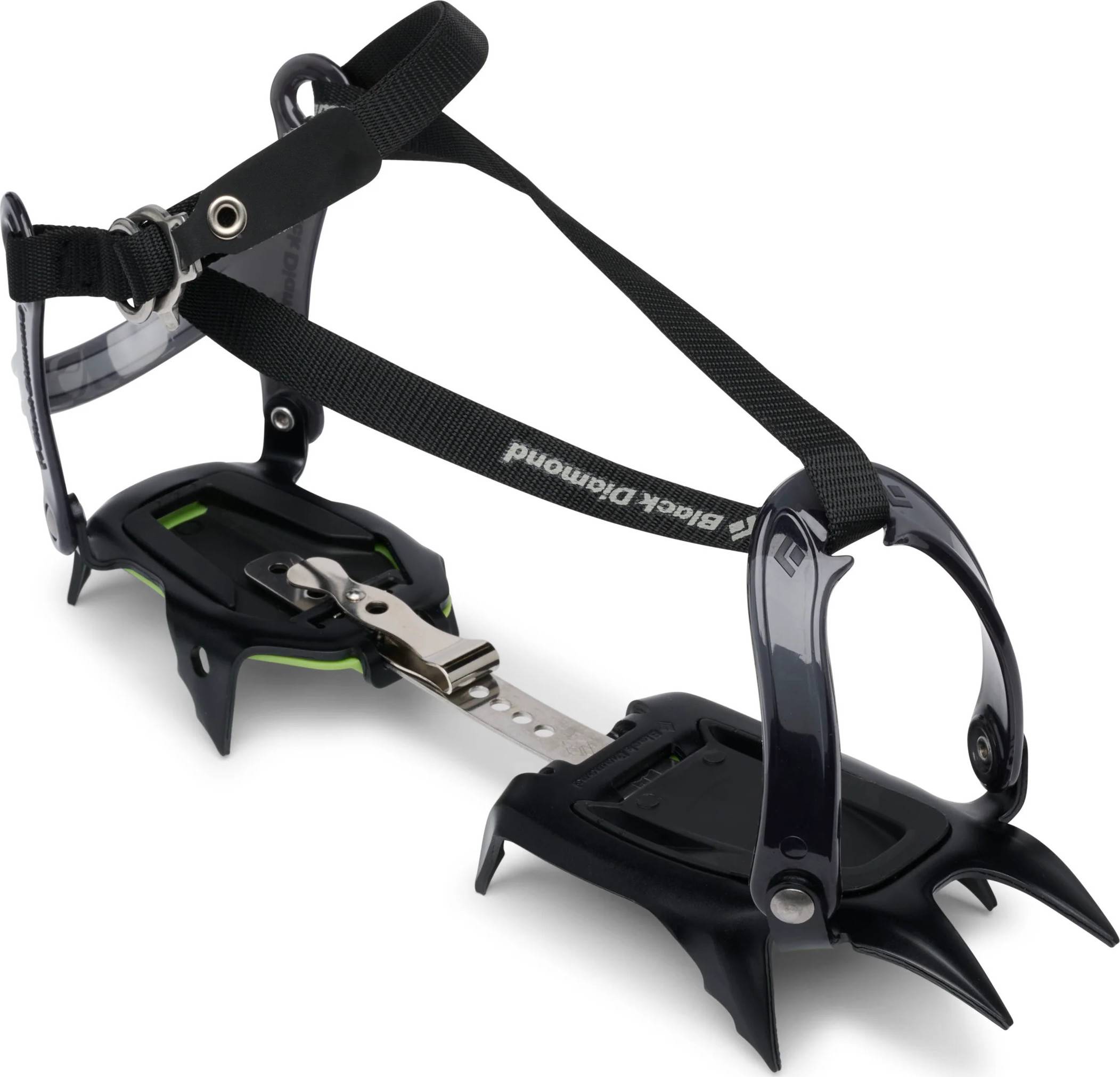 Black Diamond Neve Strap Crampons Envy Green, One Size