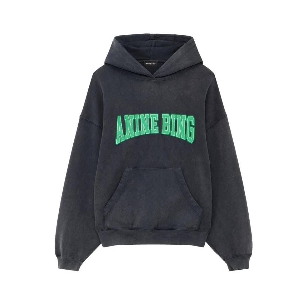 Anine Bing - Sweatshirt Sweatshirts & Hoodies - Dam - M - Läder
