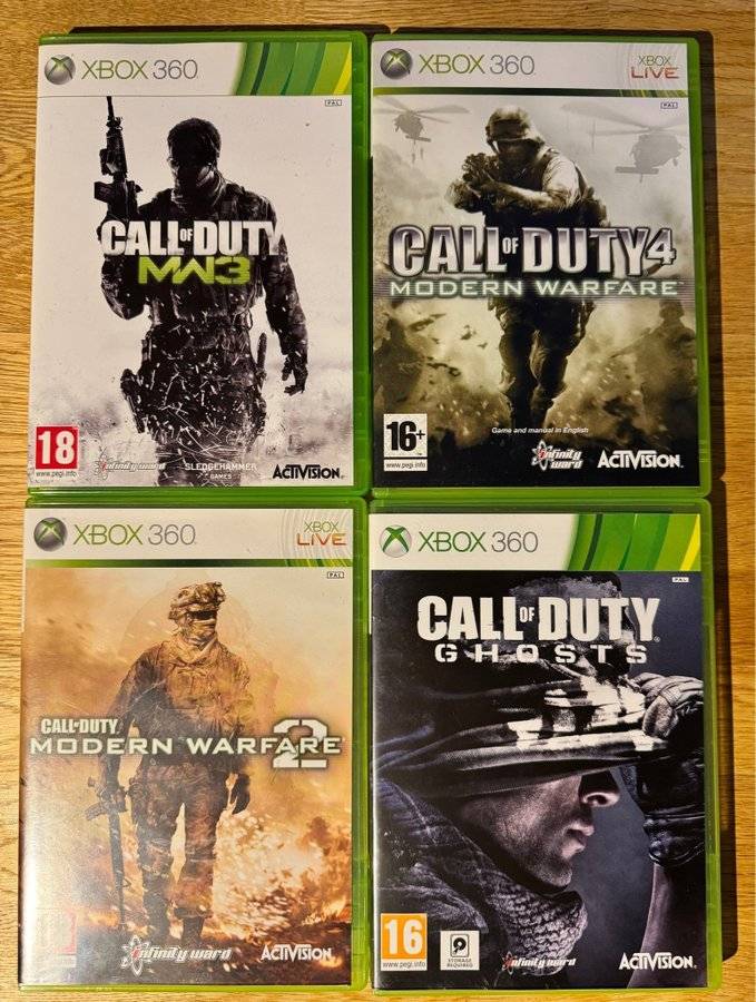 Call of Duty-samling - 4st spel till Xbox 360