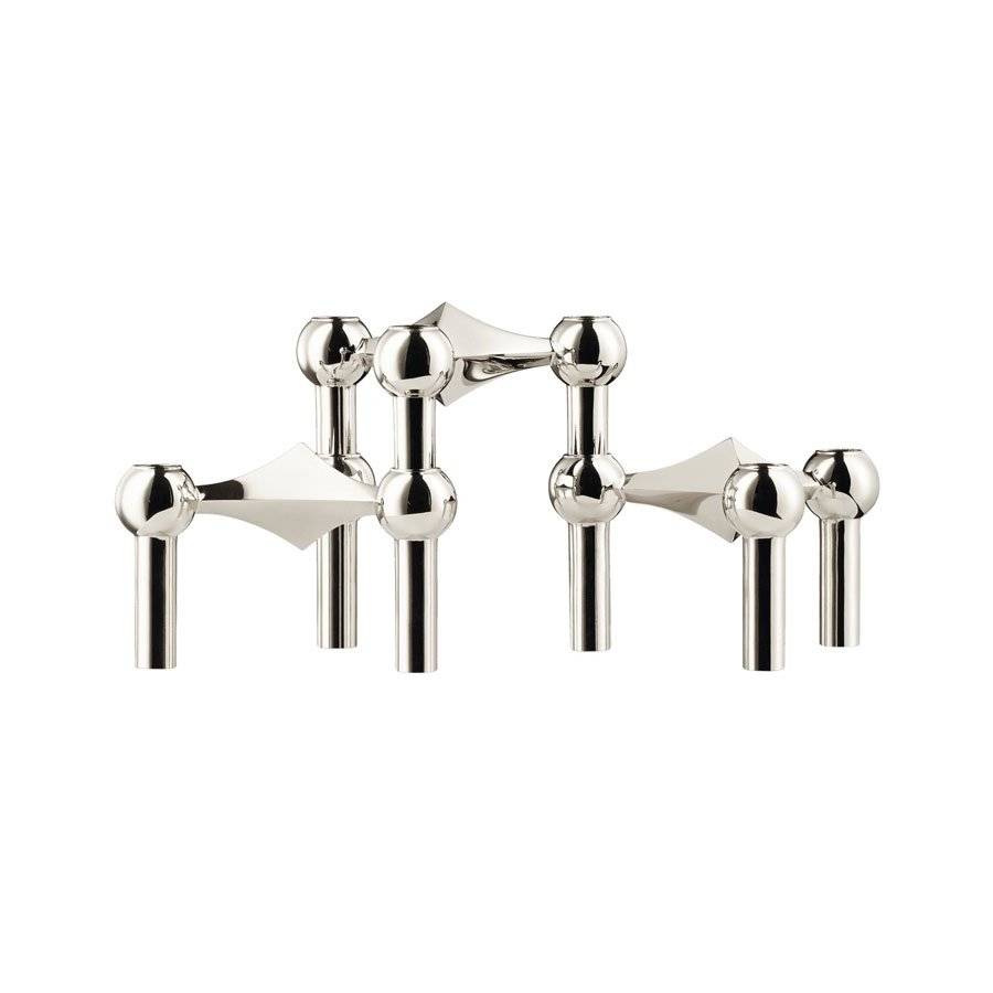 Stoff Nagel Candleholder sæt m. 3 stk..