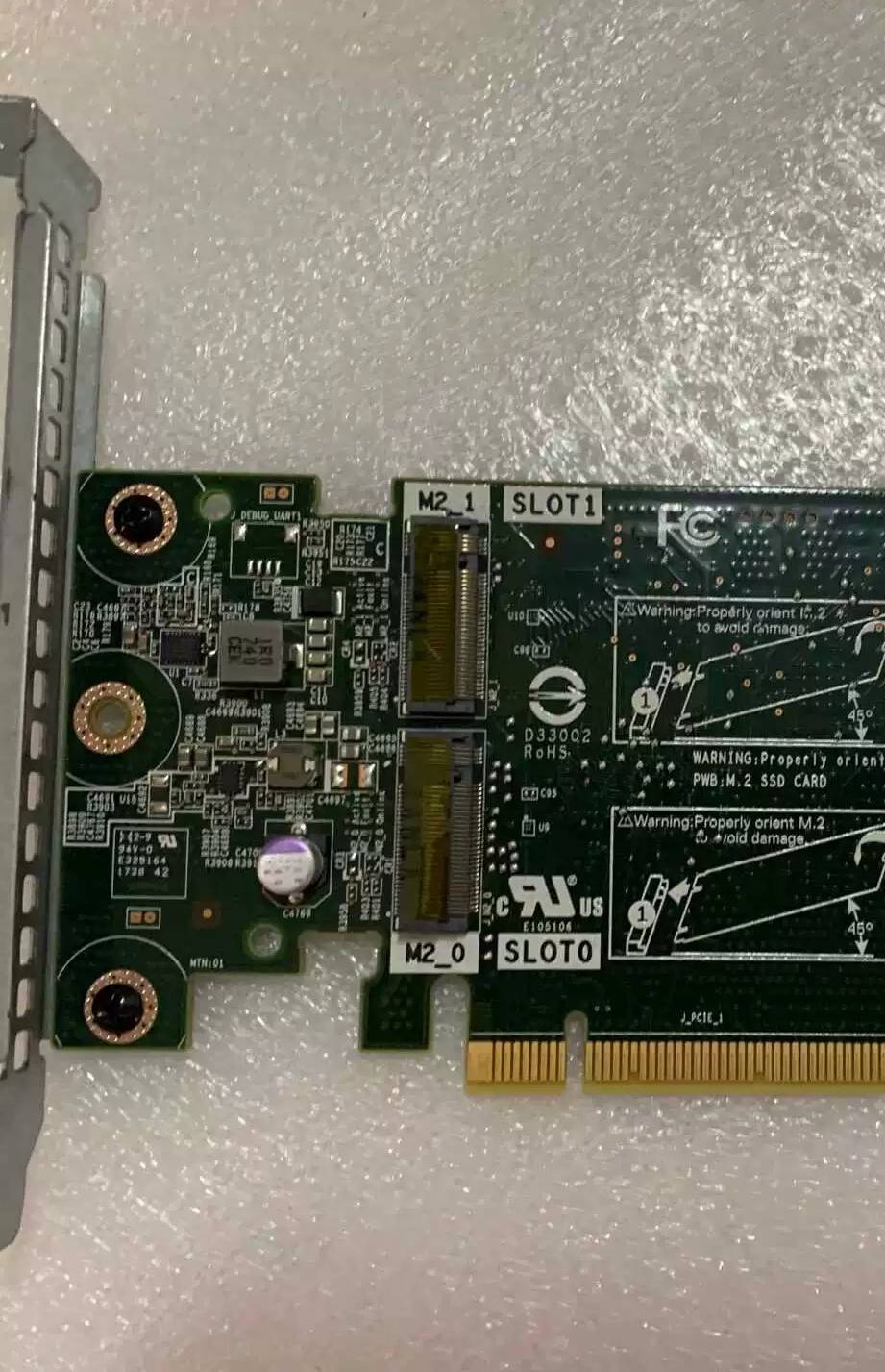 PCIe To M.2 SATA BOSS Adapter Card 7HYY4 M7W47 51CN2 61F54 Boot Optimized Storage Server Expansion Card