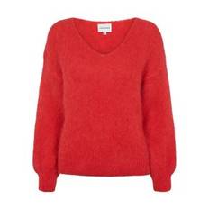 Milana ls alpaca pullover AmericanDreams, lipstick red