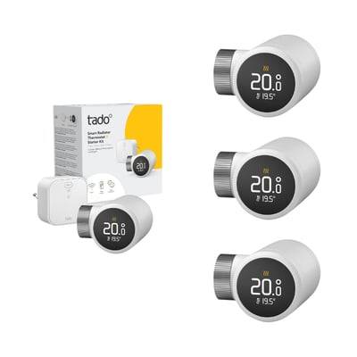 tado° X Smart Radiator Termostat, starter kit med 4 termostater