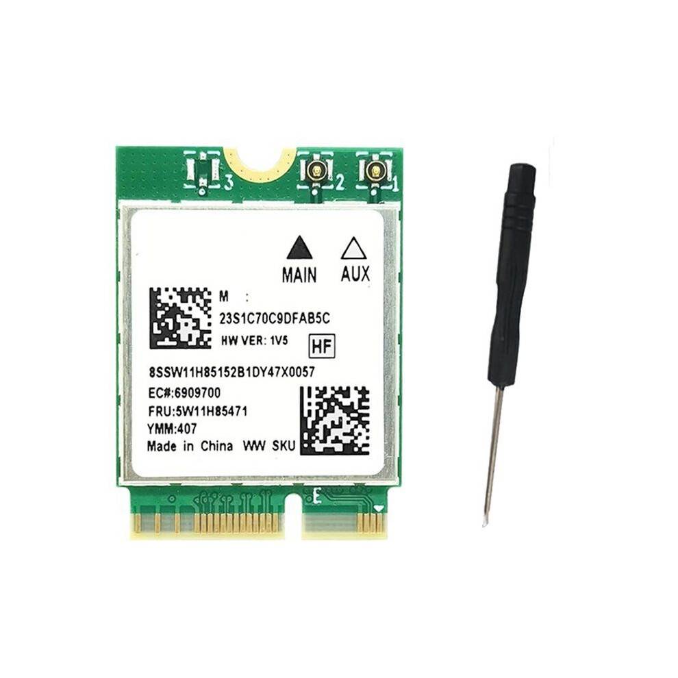 RTL8922AE WiFi7 Card 6338Mbps 2.4G/5G/6G Tri-Band Bluetooth5.4 M.2 NGFF Wireless WiFi Adapter Card for Win10/Win11