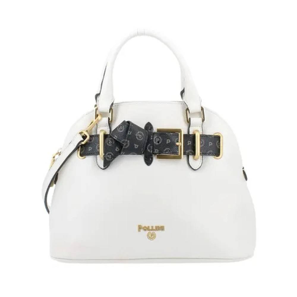 Pollini, Tasker , Dame, Hvid, ONE SIZE, Uld, Hobo Bag Belt