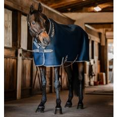 Horseware Rambo Airmax Cooler Disc Front - Navy/Thunderstorm Grey & Silver (5'6 - 115 cm)