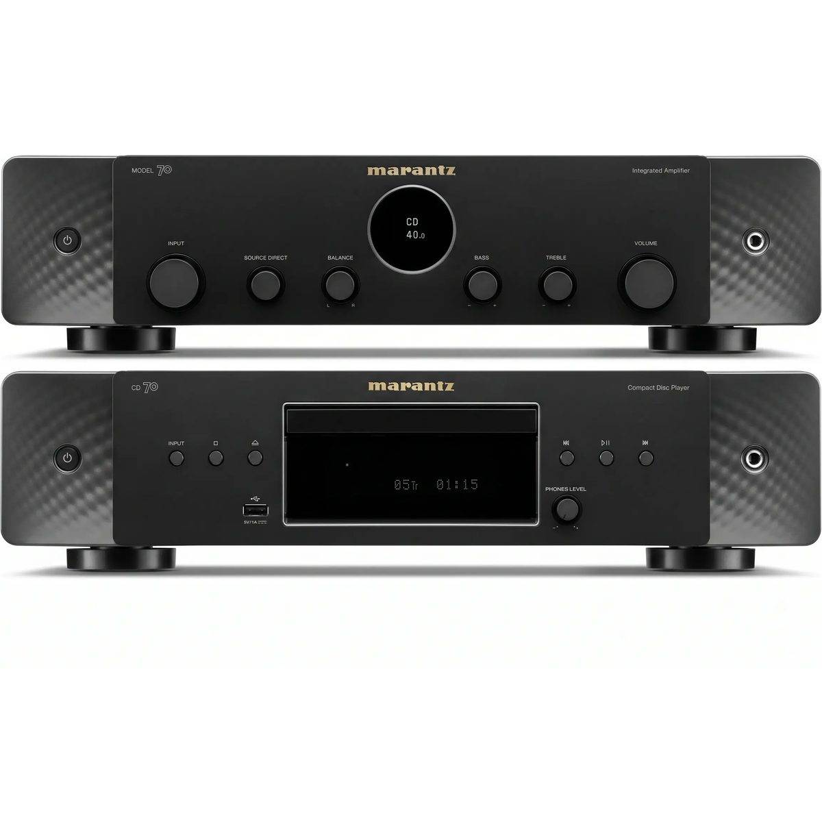 Marantz CD 70 svart + Model 70 svart