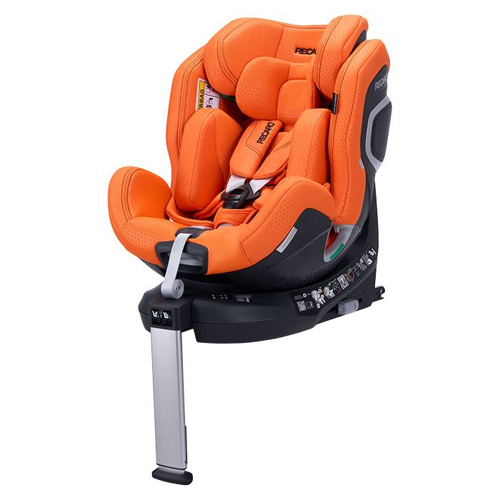 Autostol med isofix - Recaro Xenon 1 Orange - Børnehøjde 40-125 cm