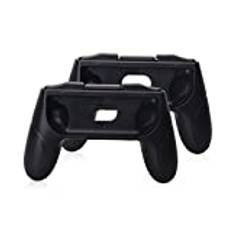 OSTENT 1 Pair Protective Grip Handle Holder for Nintendo Switch Joy-Con Controller Color Black