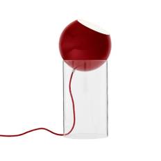 &Tradition Topan Floor Lamp VP14 H: 46,5 cm  - Clear/Vermilion Red